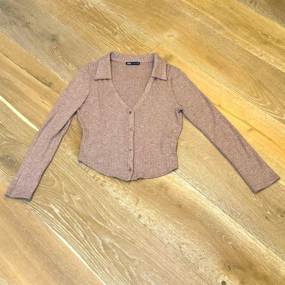 Zara Cropped Sweater Small - Picture 1 of 7